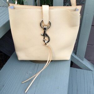 Rebecca Minkoff Cream Crossbody Women Soft Leather Light Yellow Shoulder Bag